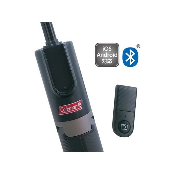 ベルボン Velbon(ベルボン) Coleman セルフィースタンド ロング ブラック CVSSLBK 1個 65-9087-90（直送品）