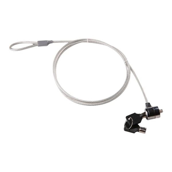 Trimate パソコン用セキュリティケーブル シリンダー錠(キー2個付属) TR-PSC001-SV 1個 67-4920-43（直送品）