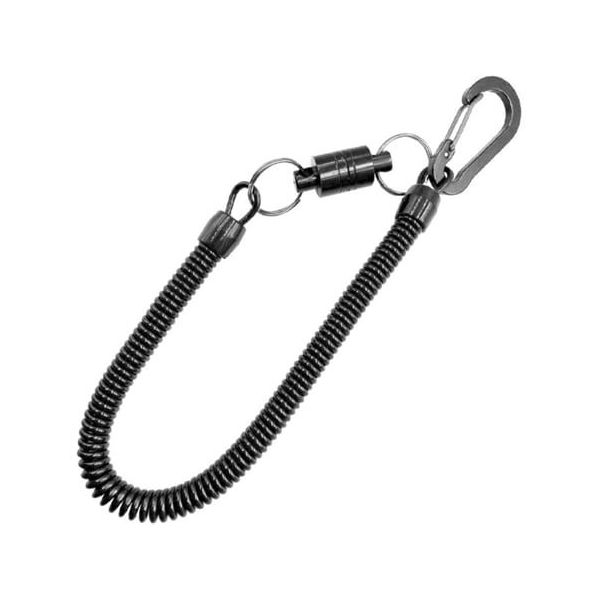 Trimate 落下防止ストラップ マグネットタイプ カラビナ+カールコード TR-STP002 1個 67-4920-79（直送品）