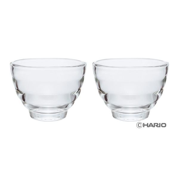 HARIO 耐熱湯呑み 2個セット 1ケース(24箱) HU-1424 1ケース(24個) 68-5182-28（直送品）