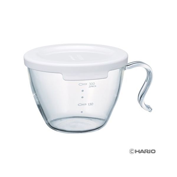 HARIO ガラスのレンジスープカップ 1ケース(24個) XSCS-1-W 68-5182-30（直送品）