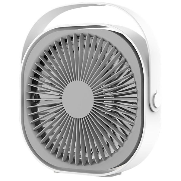 Trimate USB充電式デスクファン 卓上扇風機 ホワイト AFF-DSF001-WH 1個 68-5769-97（直送品）