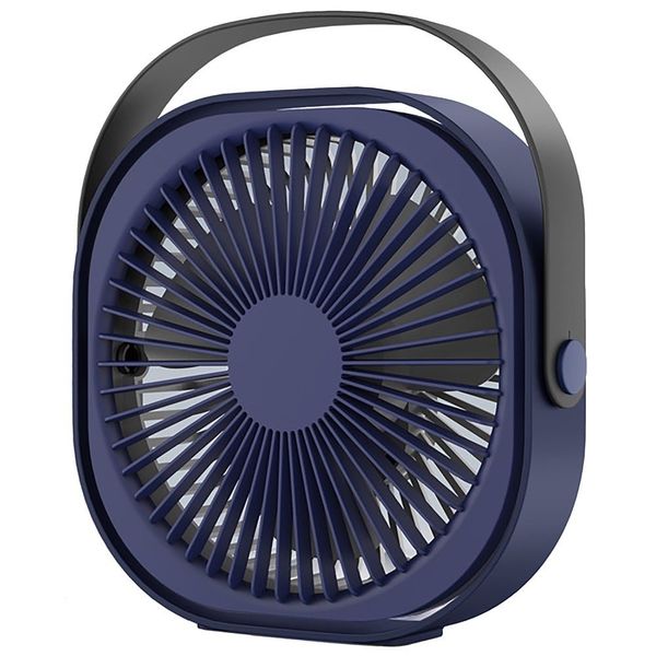 Trimate USB充電式デスクファン 卓上扇風機 ネイビー AFF-DSF001-NV 1個 68-5769-98（直送品）