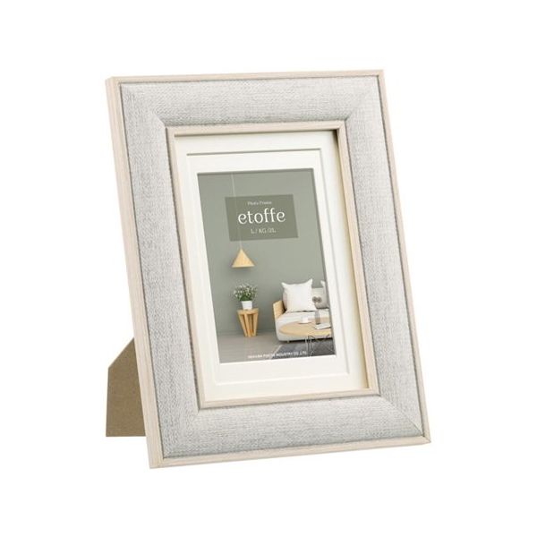 ハクバ写真産業 ハクバ フォトフレーム Etoffe (エトフ) L/KG/ハガキ/2Lサイズ グレー FWETF-GY 1枚（直送品）