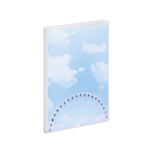 ハクバ写真産業 ハクバ Pポケットアルバム CP KG(ハガキ)サイズ 20枚収納 観覧車 APCPKGKRS 1冊 69-3008-80（直送品）