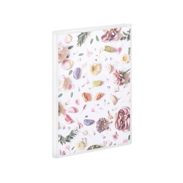 ハクバ写真産業 ハクバ Pポケットアルバム CP 2Lサイズ 20枚収納 マカロンフラワー APCP2LMCF 1冊 69-3008-83（直送品）