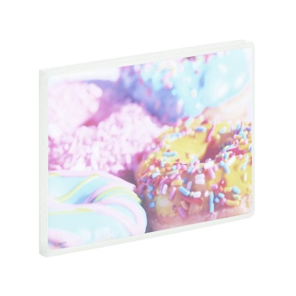 ハクバ写真産業 ハクバ Pポケットアルバム CP ヨコ Lサイズ 横 20枚収納 ドーナツ APCPYLDNT 1冊 69-3008-87（直送品）