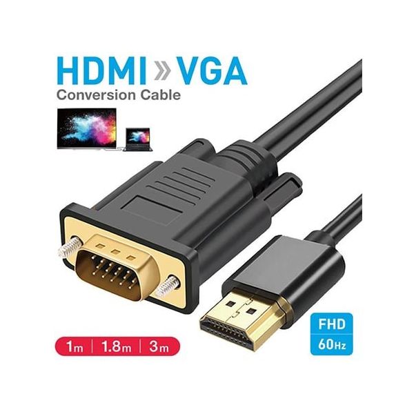 Trimate HDMIーVGA変換ケーブル 1m TR-HDA009-1 1個 69-3106-25（直送品）