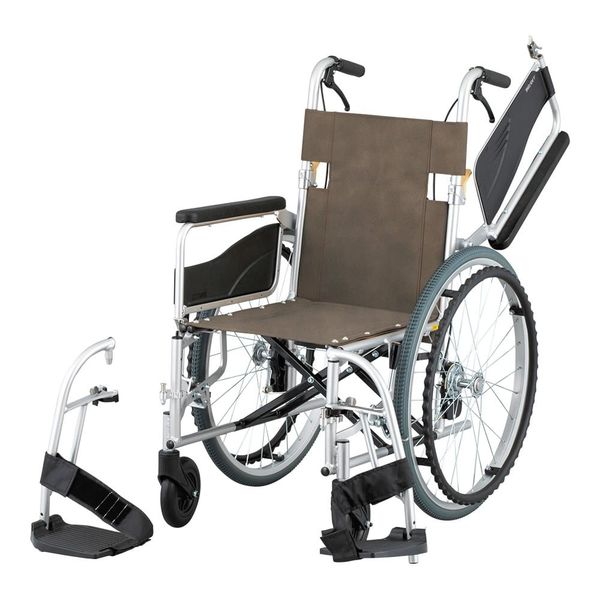 アズワン 自走式車いす 多機能タイプ(介助ブレーキ付) * 1台 8-901-01（直送品）