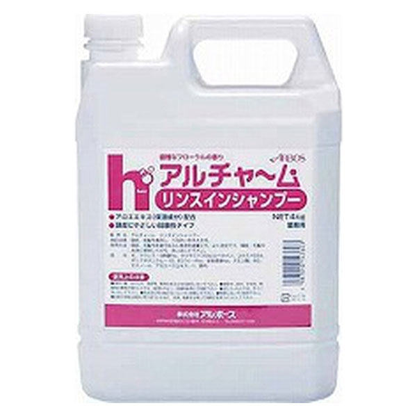 アルボース アルチャーム リンスインシャンプー 4kg 【入浴用品】介援隊カタログ S0467（直送品）