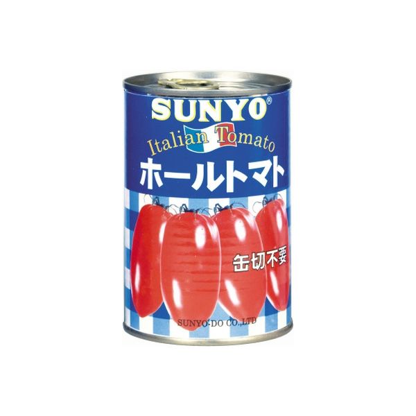 サンヨー堂 サンヨー ホールトマト EO4号缶（24個）（直送品）