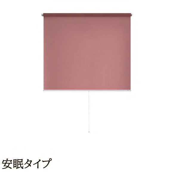 ナプコインテリア シングルロールスクリーン マグネットタイプ プル式 ヴェール 幅780×高さ1500mm アーバンピンク 1本（直送品） 8,019円
