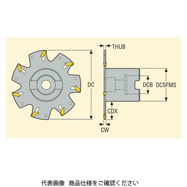 セコ・ツールズ・ジャパン フライス カッター R335.10ー100ー02.27ー7 1個（直送品） 90,607円