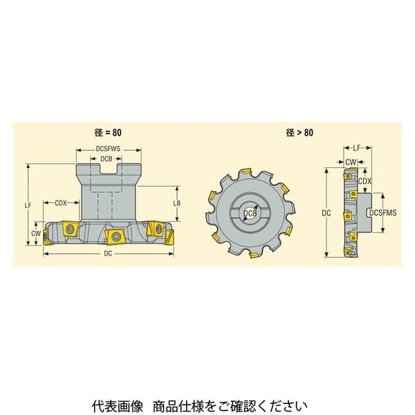 フライス サイドカッタ335.18 R335.25ー125.25.32ー5NA R335.25-125.25.32-5NA 1個（直送品）