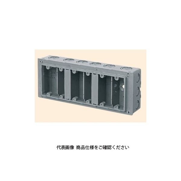 未来工業 埋込スイッチボックス（塗代付） プラスチック製セーリスボックス CSW-6N 1個（直送品）