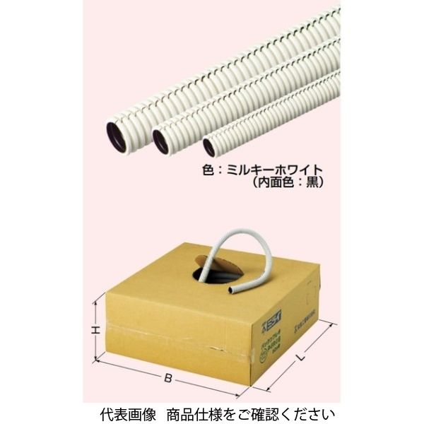 未来工業 パックンフレキ（半割れ波付き保護管） P-FR-28 1個（直送品）