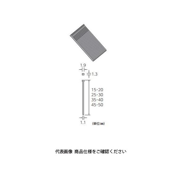 若井産業 仕上げ釘 PF45C 1セット(40000本:2000本×20箱)（直送品）
