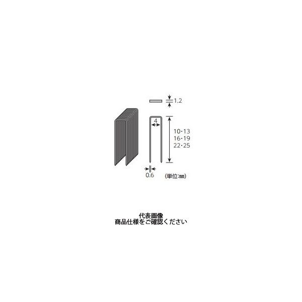 若井産業 ステンレス ステープル 4mm幅 PJ425S 1セット(75000本:5000本×15箱)（直送品）