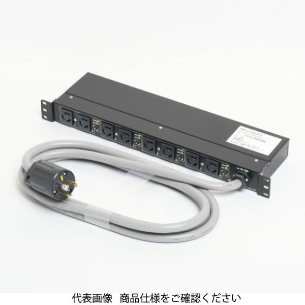 アメリカン電機 コンセントバー8個口 1U用 HKC2650PT 1個（直送