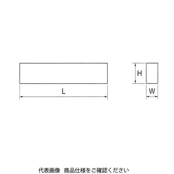 高周波精密 板バイト 8X16X100:SKH4 1本（直送品）