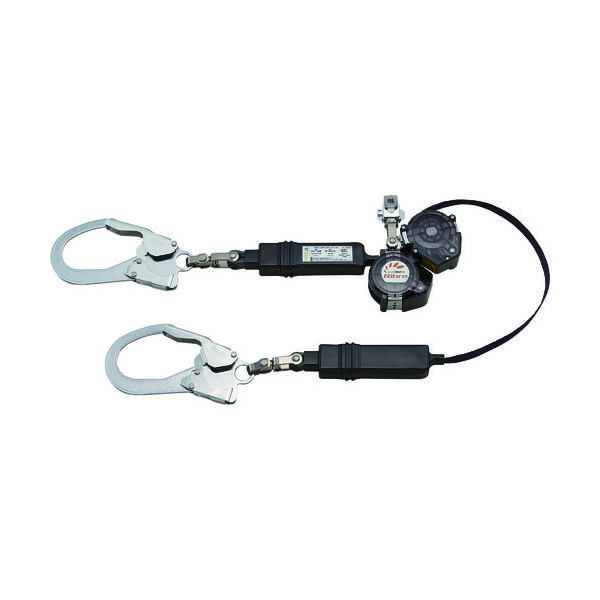 サンコー タイタン リブラ ロック装置付巻取器 タイプ1ランヤード ダブル (墜落制止用器具) HL-MW 1本 160-5565（直送品）