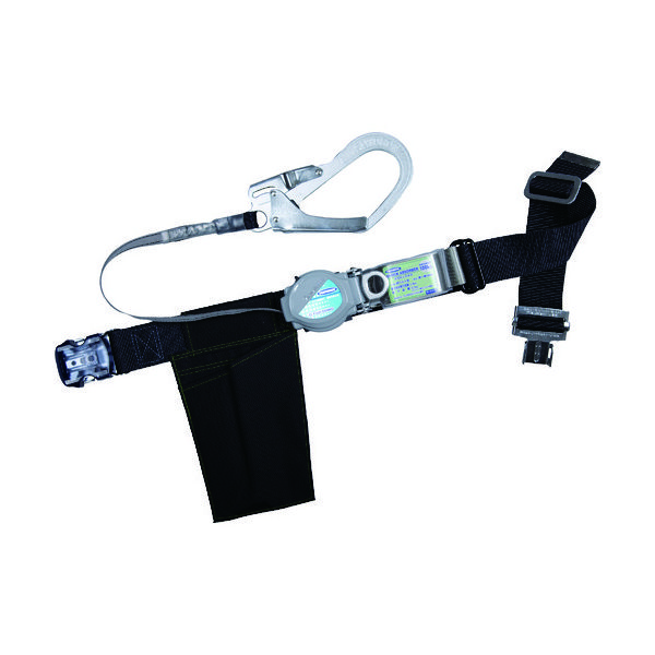 TSUYORON 胴ベルト型墜落制止用器具 ツーウェイリトラ ワンタッチ型 黒 Mサイズ TB-TRN-OT599-BLK-M-BP 1本（直送品）