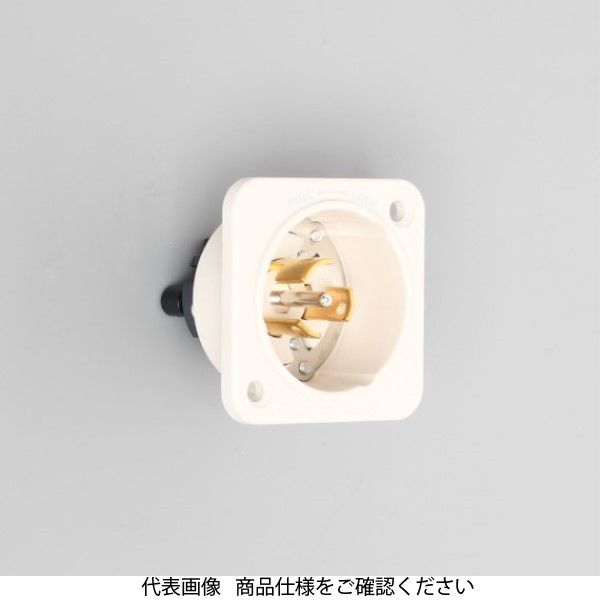 アメリカン電機 引掛形 フランジインレット 3125GN 1セット(2個)（直送品）