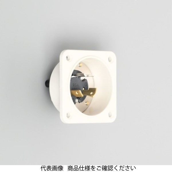 アメリカン電機 引掛形 フランジインレット 3245NーL8 3245N-L8 1セット(2個)（直送品）