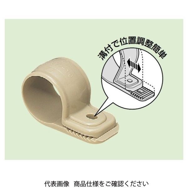 未来工業 ワニグチ片サドル（兼用タイプ） KTK-36J 1セット(100個)（直送品）