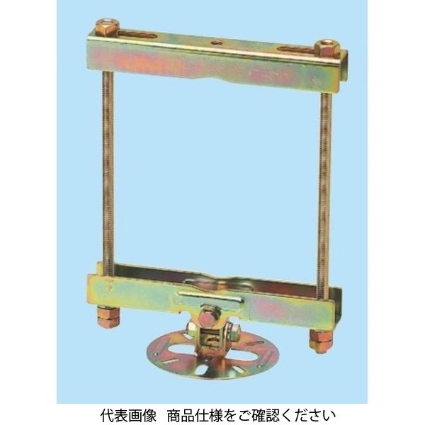 未来工業 角・丸パイプ・H形鋼・C形鋼組み合わせ用 電気亜鉛めっき仕様 SGPF-10 1セット（5個）（直送品）