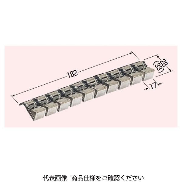 未来工業 ケーブルクリップ（ステンレス製）カバー付 1束10個付 KC-SR1LC 1セット（10個）（直送品）