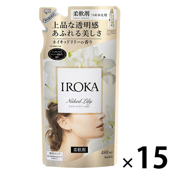 フレアフレグランス IROKA イロカ ネイキッドリリーの香り 詰替 480mL 