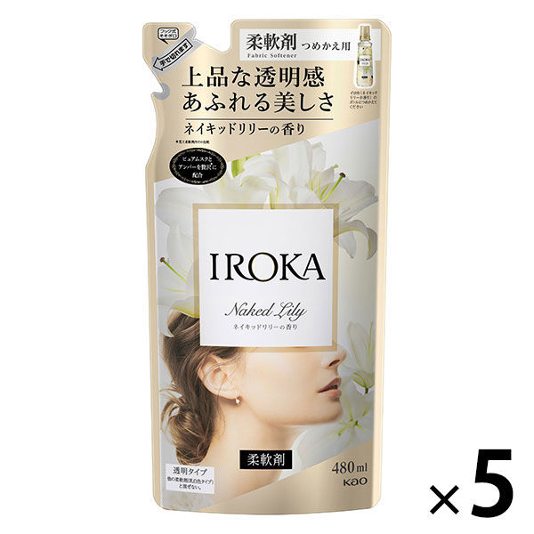 フレアフレグランス IROKA イロカ ネイキッドリリーの香り 詰替 480mL 