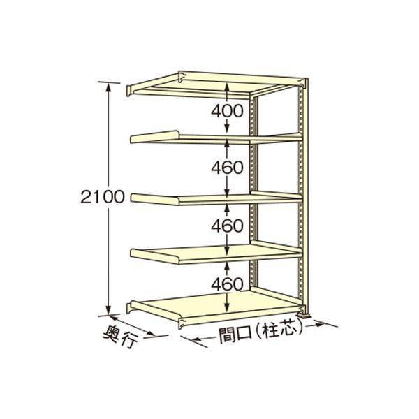 扶桑金属工業 【車上渡し】 中量ラック WE2109L05R（直送品）