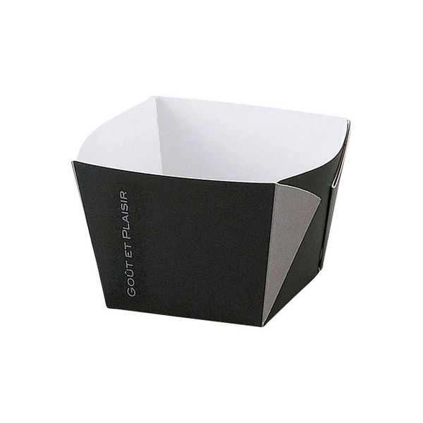 ベーキングトレー TT-50角キューブ ブラック 5135846 1包：2000枚（100×20） 伊藤景パック産業（直送品）