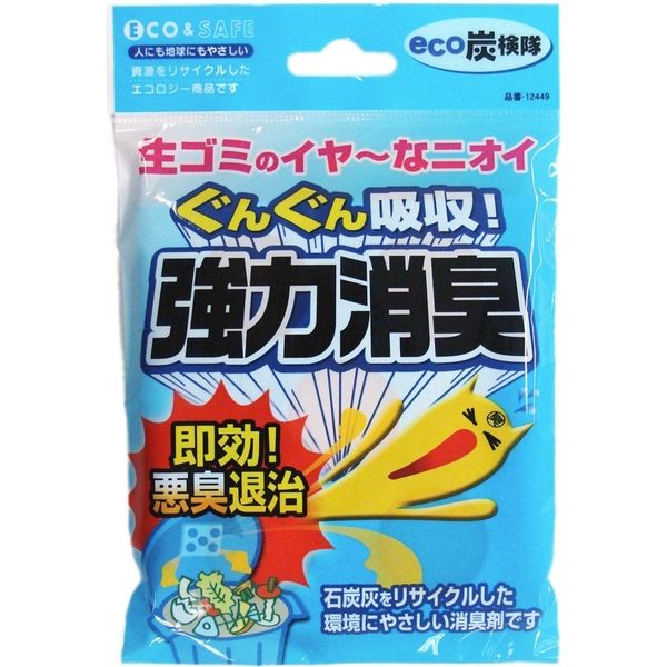 東和産業 eco炭検隊 生ゴミ用消臭剤 4901983124492 1セット（24個）