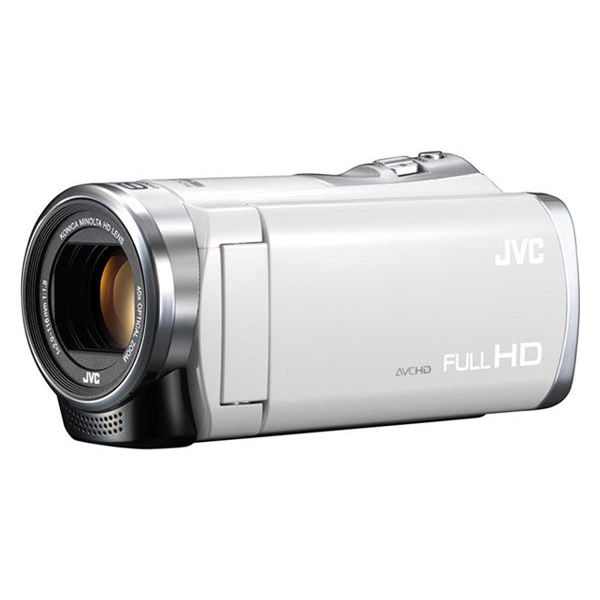 JVC ビデオカメラ GZ-HM199-W ホワイト 光学40倍 デジタル1000倍 - アスクル