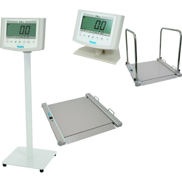 ヤマト バリアフリー体重計（検定品） シルバー 24-7266-02 大和製衡（直送品）
