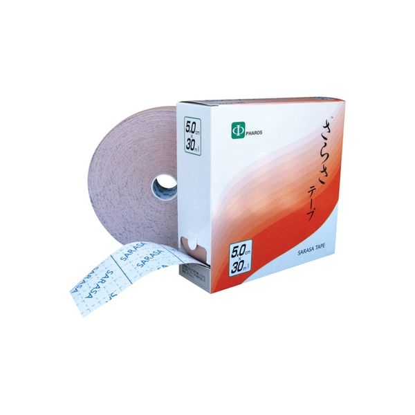 ファロス さらさ伸縮テープ 業務用 ベージュ 24-7457-04 1組（5巻：1巻入×5箱）（直送品）