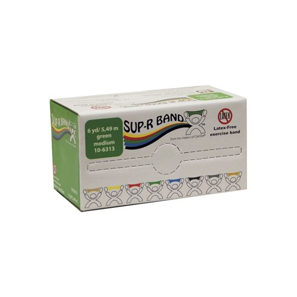 タイガー医療器 スーパーバンド(緑色:中) 緑色 24-7468-02 1セット(5箱)（直送品）