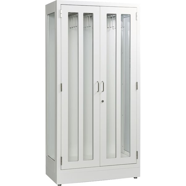 【軒先渡し】松吉医科器械 マイスコカテーテル収納庫(30本掛) 24-7529-01 1台（直送品）