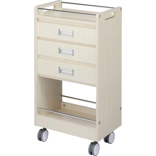 アプリワゴン 木製タイプ ナチュラル 24-7939-03 松吉医科器械（直送品）