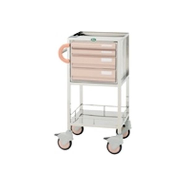 【軒先渡し】サカセ化学工業 処置・包交カート 本体:ブルー 24-8019-0101 1台（直送品）