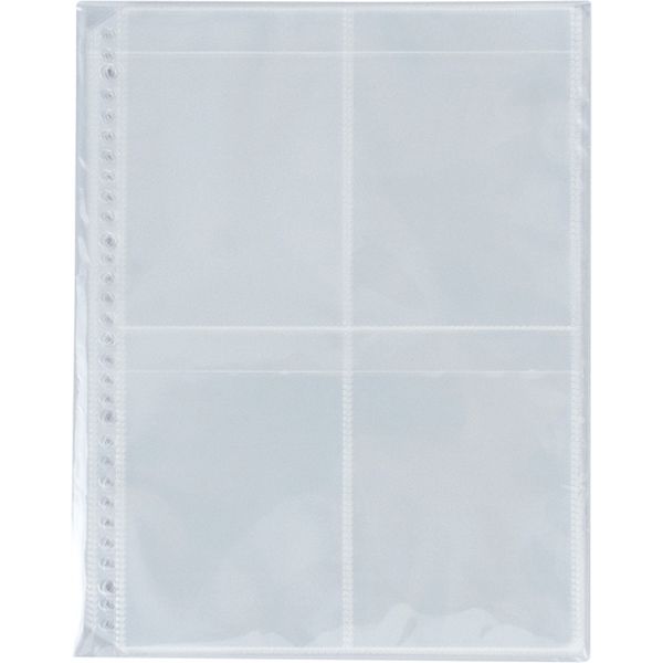 ケルン おくすりBOOK用追加ポケット 24-6965-10 1組(100枚:10枚入×10箱)（直送品）