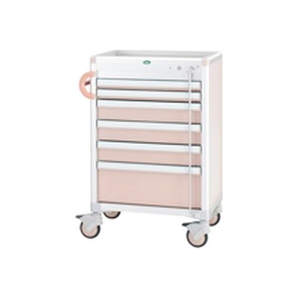 【軒先渡し】サカセ化学工業 麻酔カート トレー:ブルー 24-8018-0002 1台（直送品）