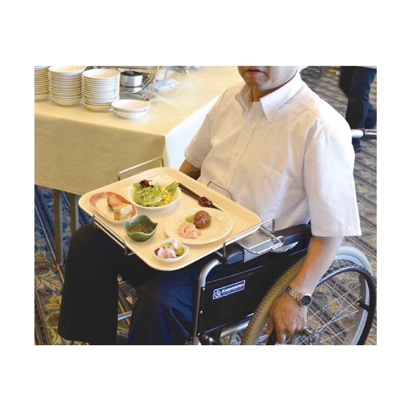 シンドー 車いす用バイキングトレーホルダー 24-8054-00（直送品）