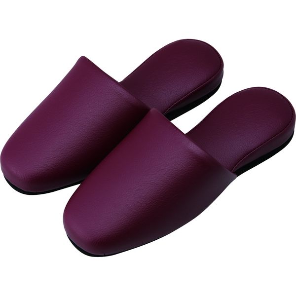 スリッパ（抗菌パステル） レッド 24-2701-0007 1箱（12足入） 松吉医科器械　マツヨシカタログ（直送品）