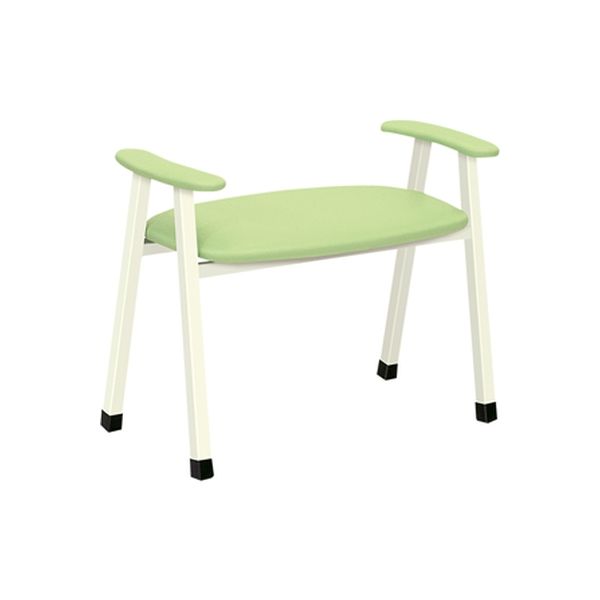 【軒先渡し】高田ベッド スタンドチェアー ビニルレザーライムグリーン 24-7720-0018 1台（直送品）