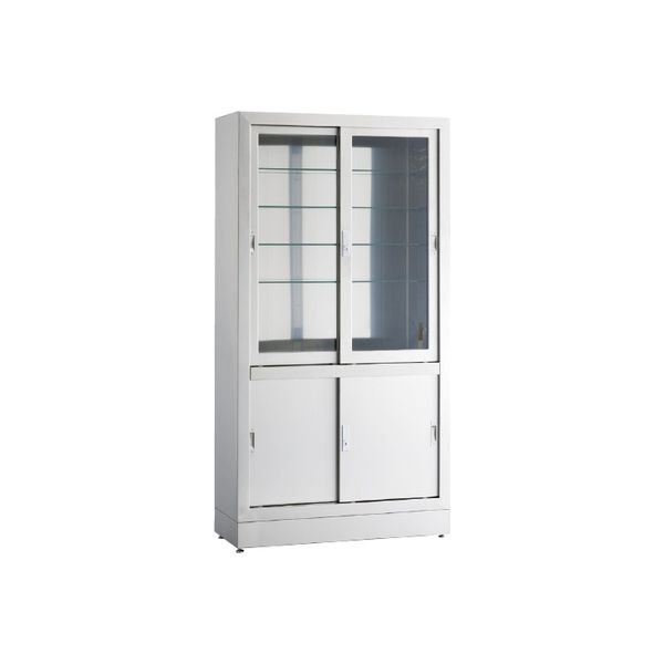 【軒先渡し】松吉医科器械 器械戸棚(ステンレス製) 側面ステンレス 23-5384-0101 1台（直送品）