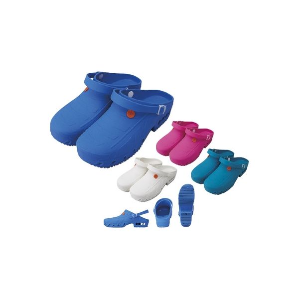 松吉医科器械 オキシクロッグ ホワイト 24-5050-0003 1足　サンダル　医療用　ナース（直送品）